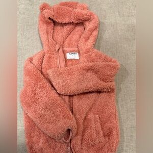 Old Navy Fuzzy Pink Hooded Jacket
